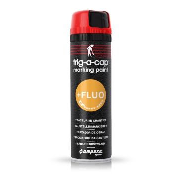 Baustellenmarkierspray Trig-A-Cap® extra, 500 ml netto, Farbe: Rot Fluo